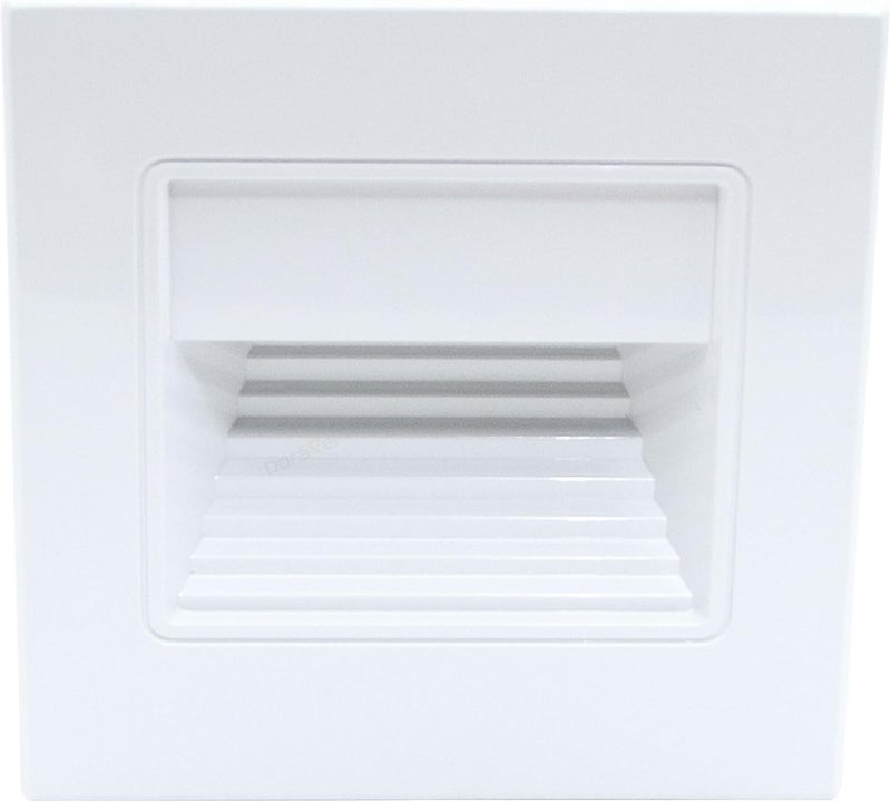Duravel Step Light LED Recessed Wall Light, 1.5W Warm White, IP44 Waterproof - Image 2